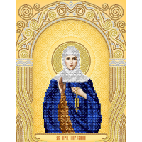 Икона для вышивки бисером "Святая преподобная Ангелина" (Схема или набор)